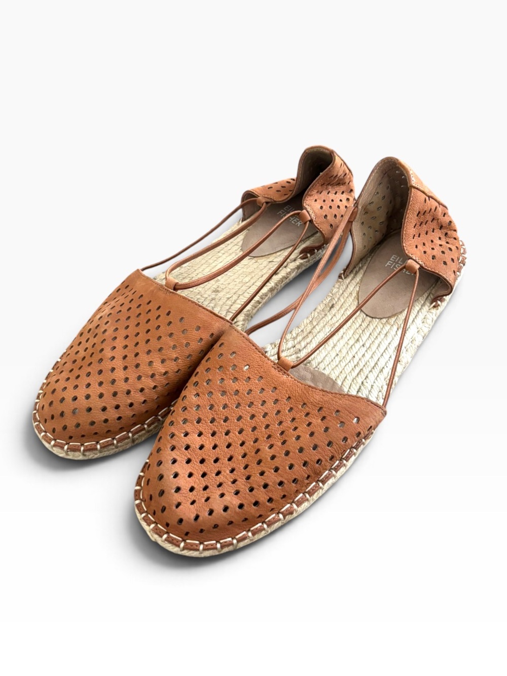 Eileen Fisher Lee Laser Cutout Espadrilles - Size 11 - Picture 2 of 9